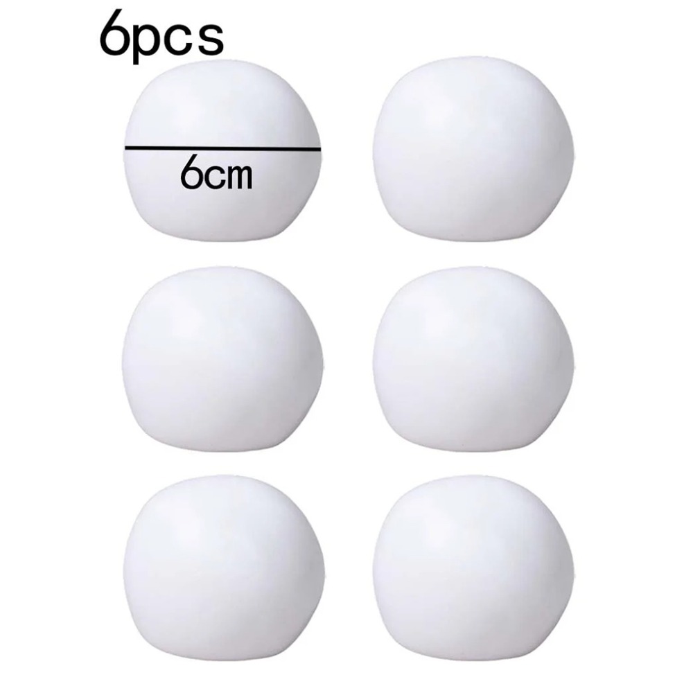 Diy Electronics Components - 6Pcs TPR Clear Empty Ball Transparent