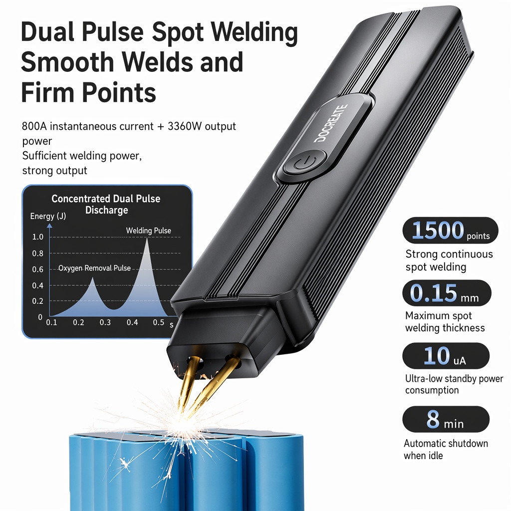 Diy Electronics Spot Welder - DC5V Portable Handheld Spot Welder 9