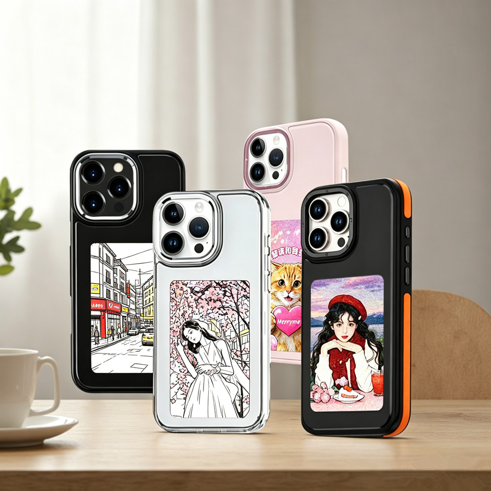 Diy Electronics Case - NFC Ink Screen Phone Case Aermy