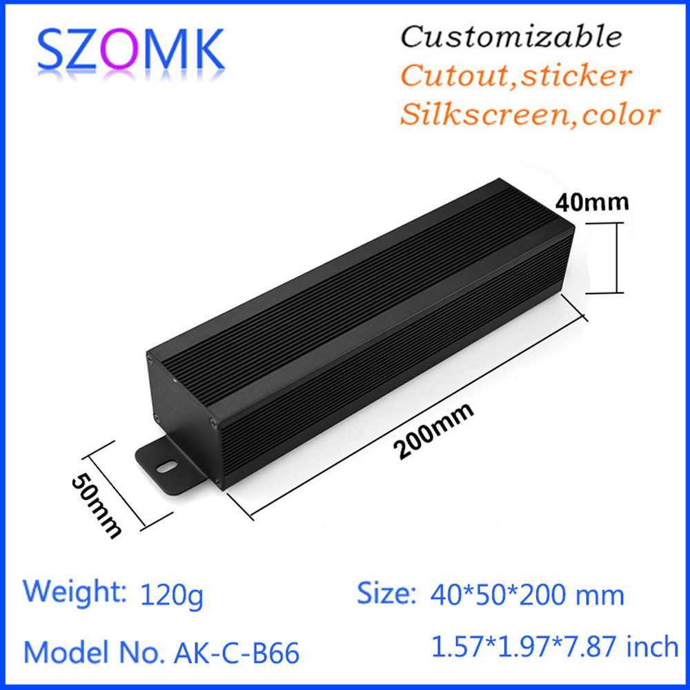 Diy Electronics Case - 1Piece 40*50*200mm Aluminum Box Enclosure Electronics