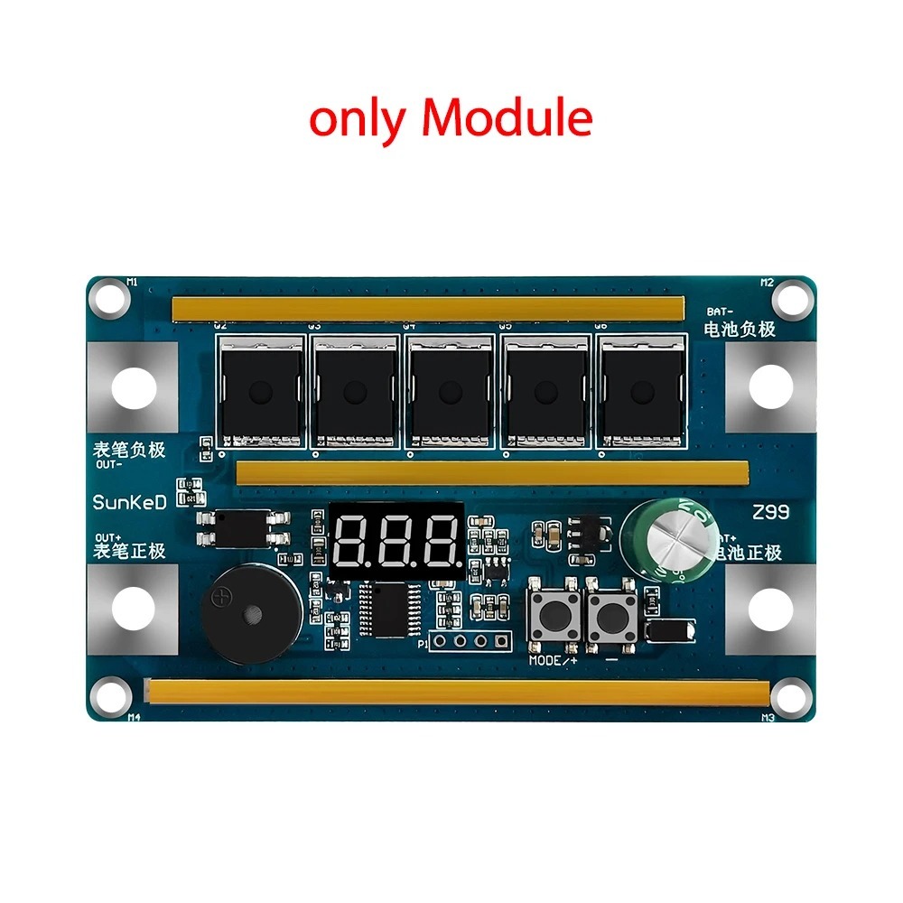 Diy Electronics Spot Welder - Portable 12V Spot Welder 10AWG Digital