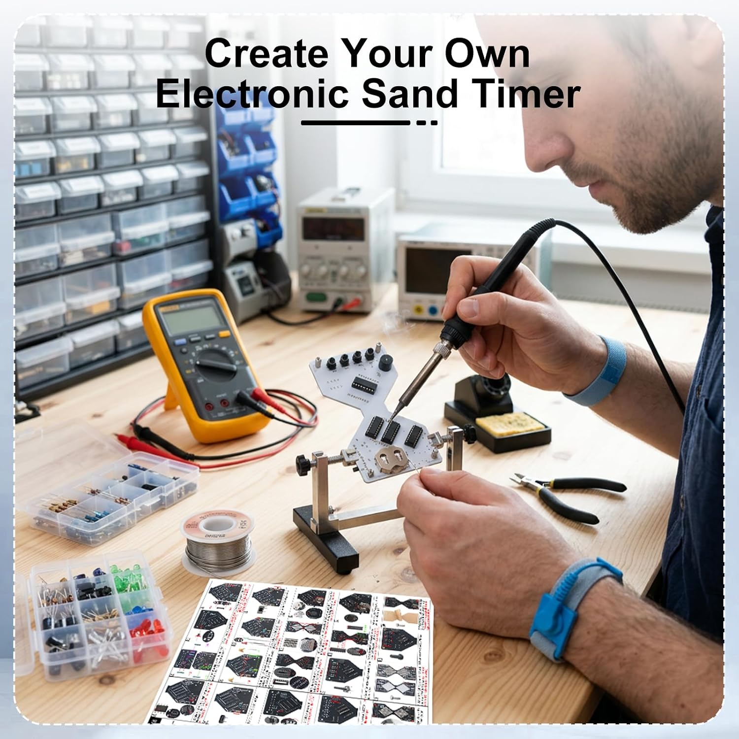 DIY Electronic Hourglass Solde - Diy Electronics Projects For Adults ulasan dan harga