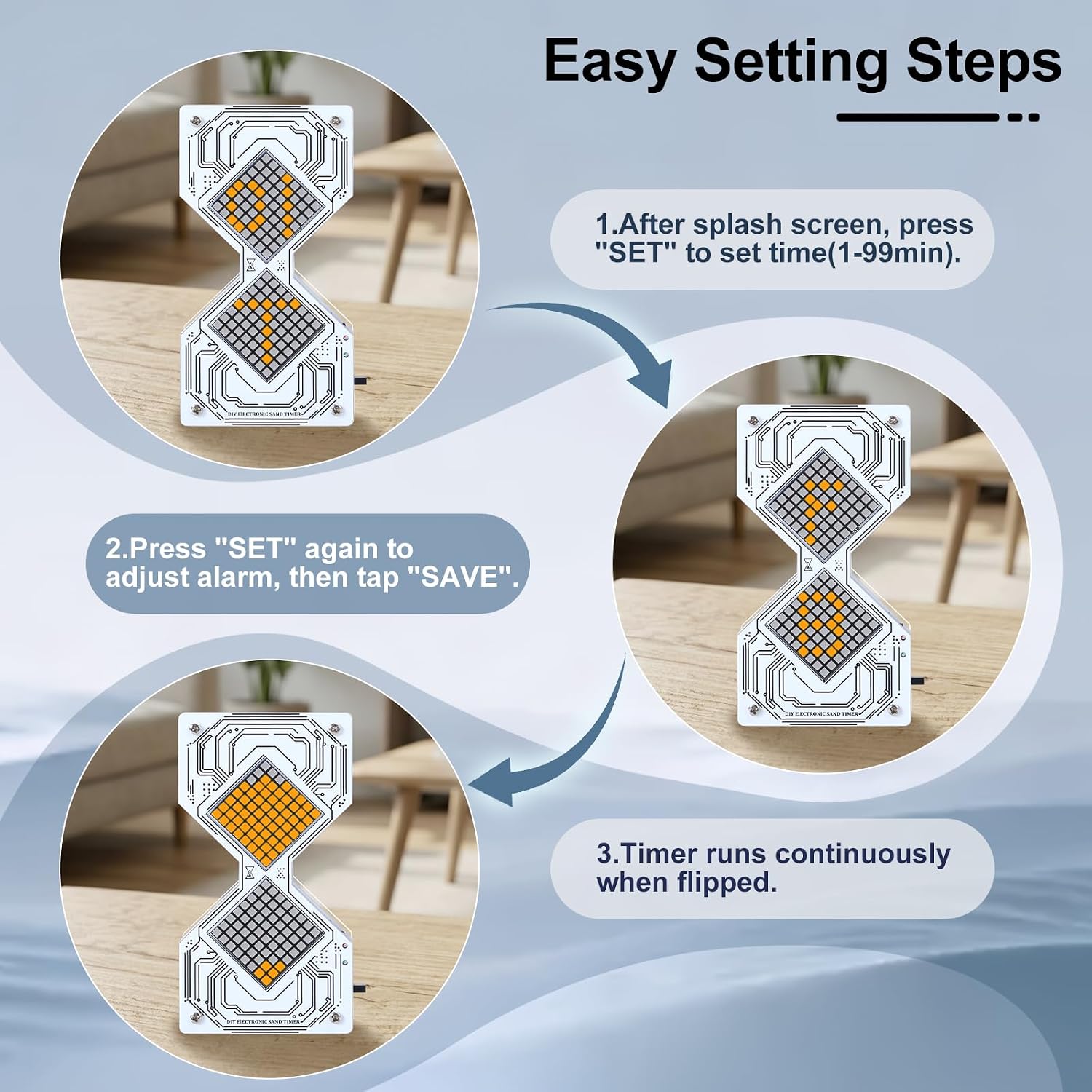 DIY Electronic Hourglass Solde - Diy Electronics Projects For Adults ulasan dan harga