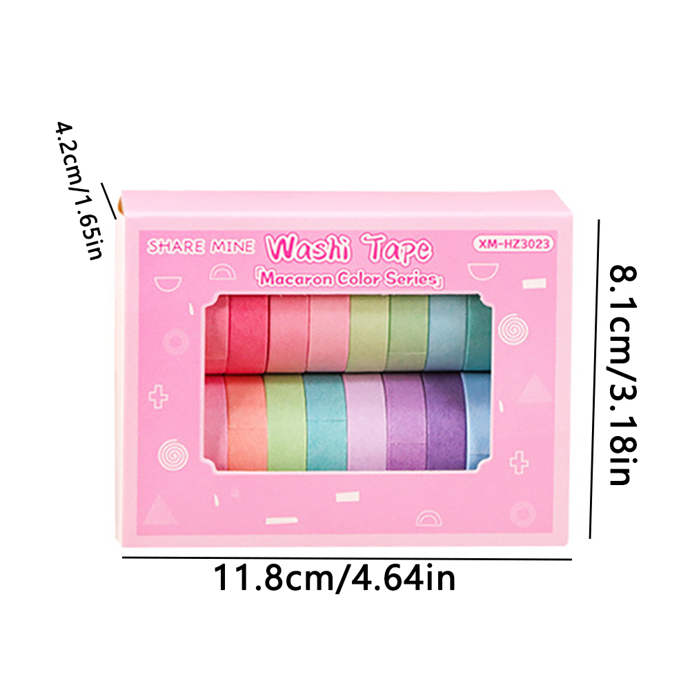 20 Roll Washi Tape Set Diamond - Diy Electronics Components ulasan dan harga