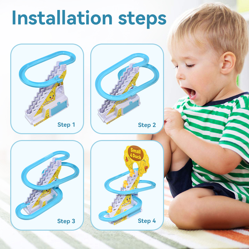Climbing Stairs Track Toys Ele - Diy Electronics Game ulasan dan harga