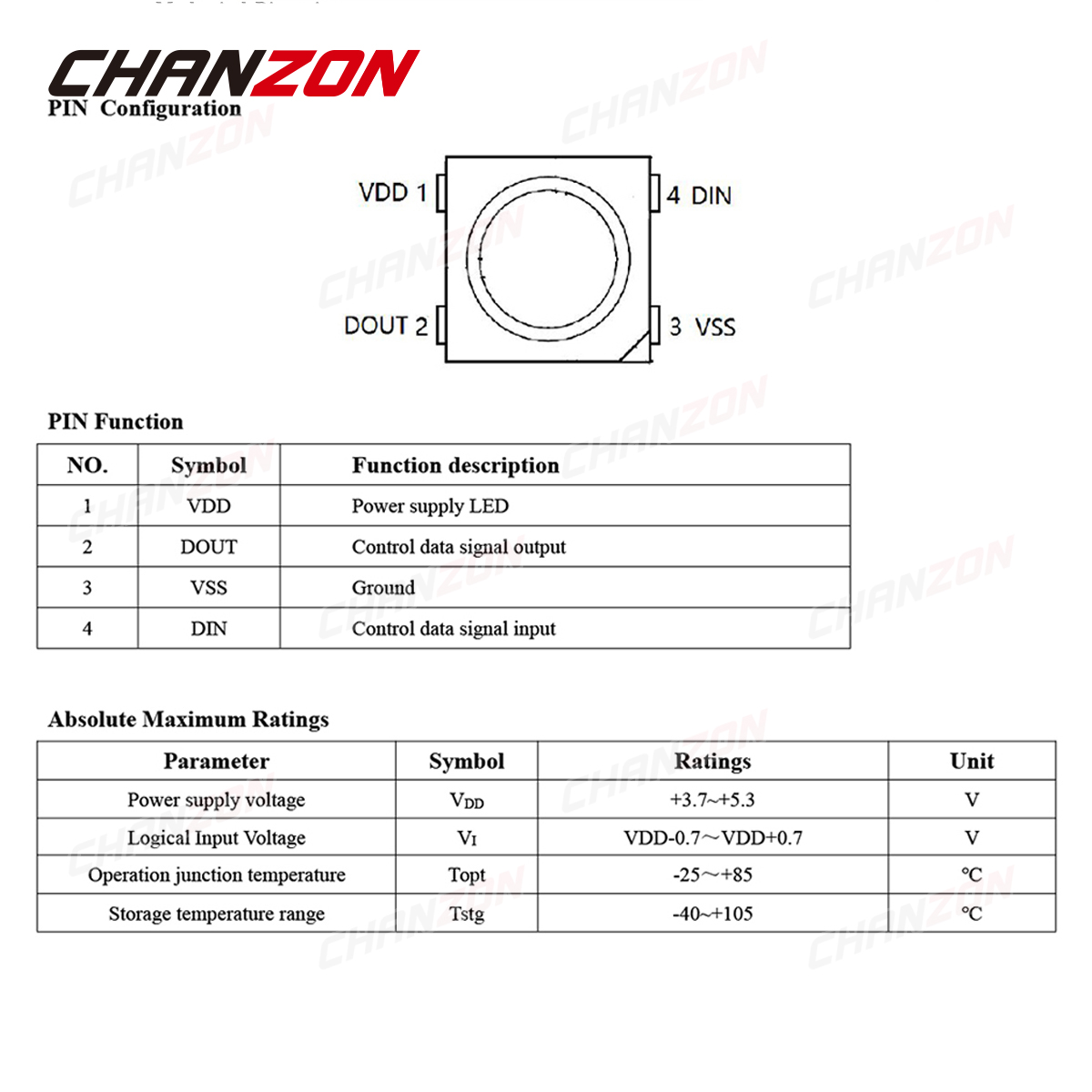 100pcs SMD WS2812B WS2812 4pin - Diy Electronics Address ulasan dan harga