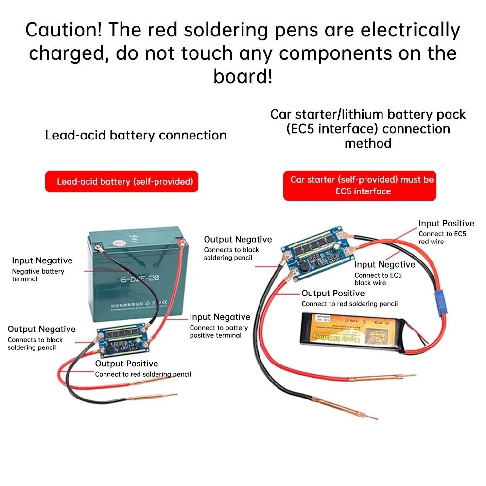 Portable 12V Spot Welder 10AWG - Diy Electronics Spot Welder ulasan dan harga