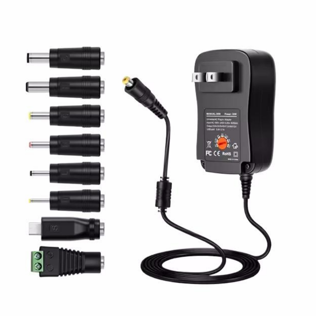 30W Universal Power Adapter Ad - Dc Power Supply Variable ulasan dan harga