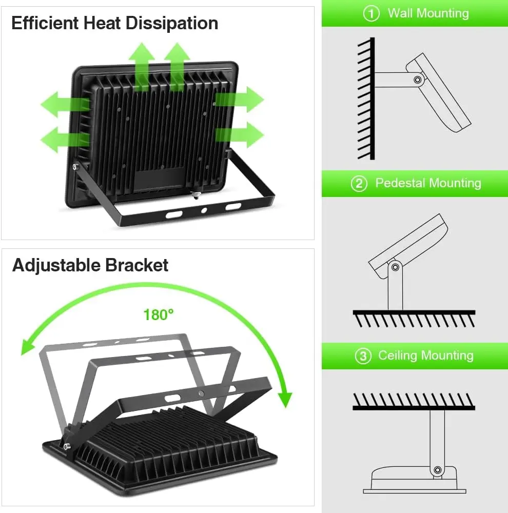 Rgb Outdoor Led Projector 220V - Ldr Light Sensor ulasan dan harga