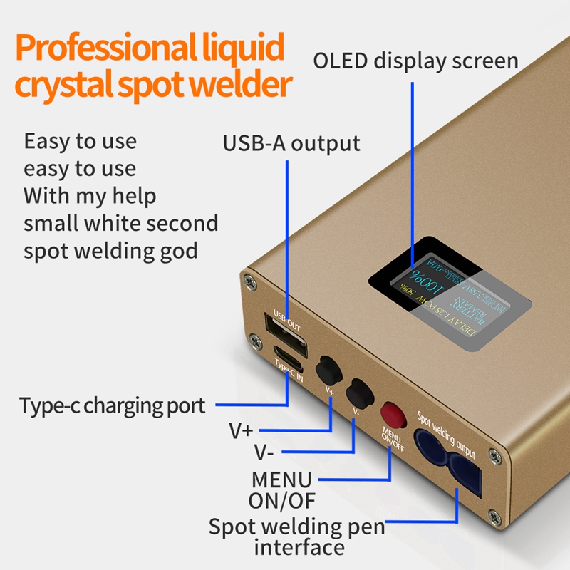 10600mah DX10 Handheld Spot We - Diy Electronics Spot Welder ulasan dan harga