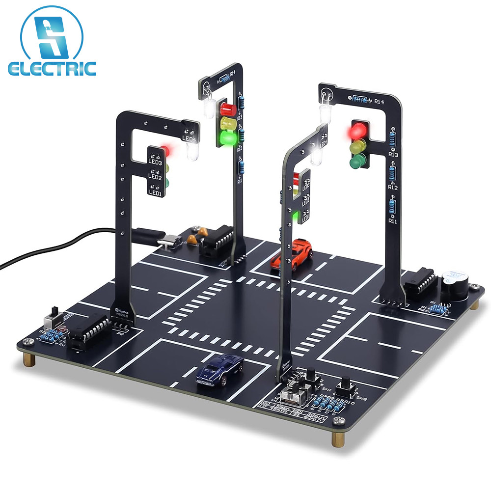 LED Traffic Light Simulator So - Diy Electronics Projects For Adults ulasan dan harga