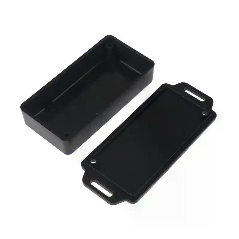 Black Plastic Electronic Proje - Diy Electronics Components ulasan dan harga