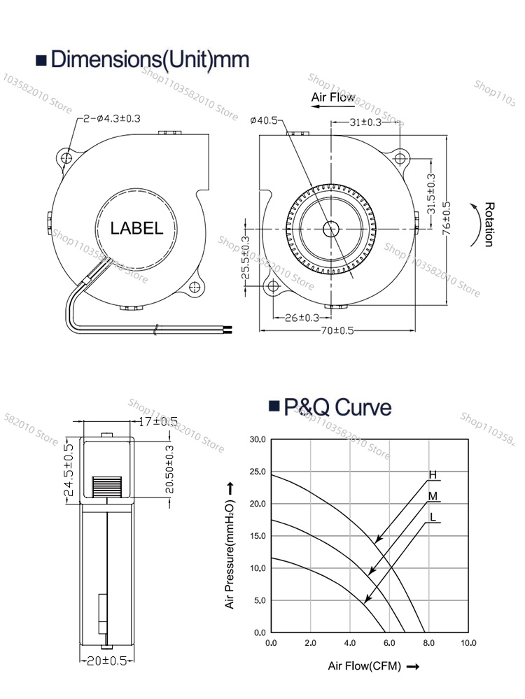 Ultra-Thin 75mm DC Centrifugal - Diy Electronics Cabinet ulasan dan harga