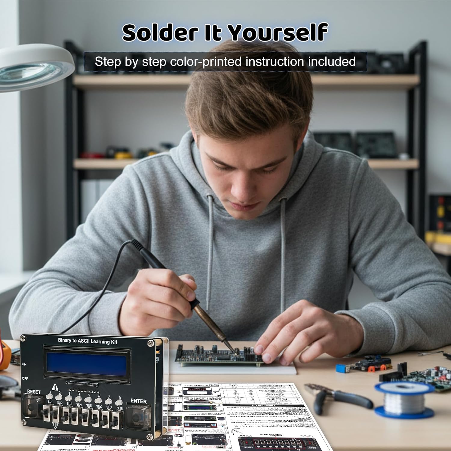 DIY Binary ASCII Code Transmit - Diy Electronics Projects For Adults ulasan dan harga