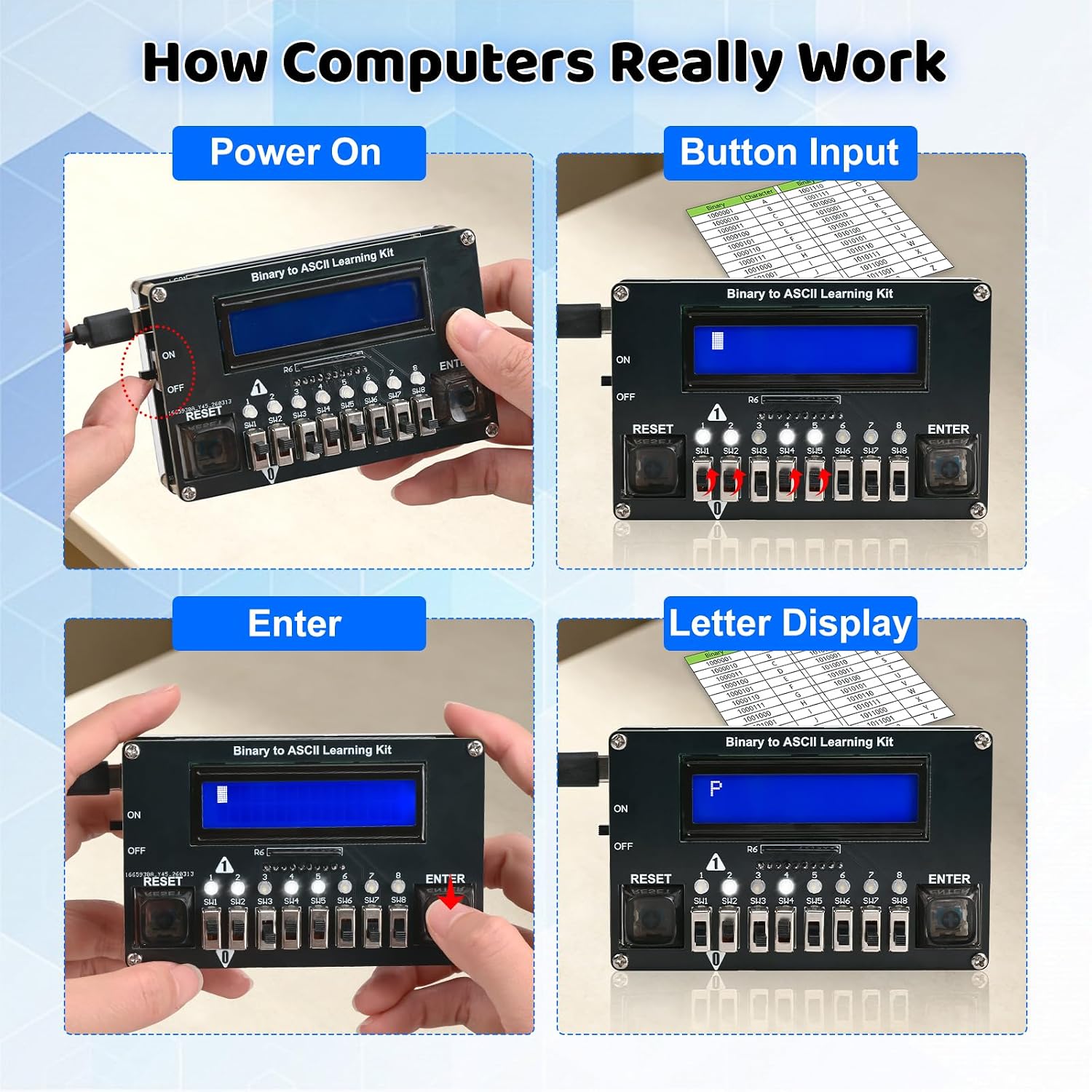 DIY Binary ASCII Code Transmit - Diy Electronics Projects For Adults ulasan dan harga